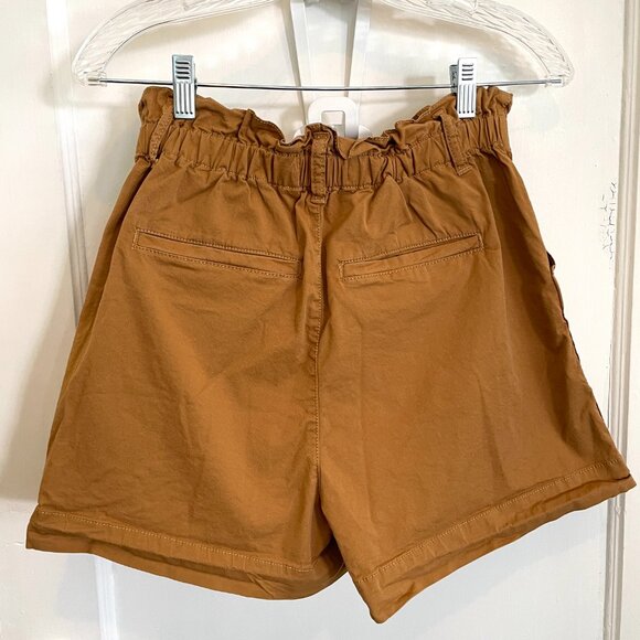 Women's Madewell Paperbag Utility Shorts in Toffee | Size XS | NWOT - Picture 3 of 4